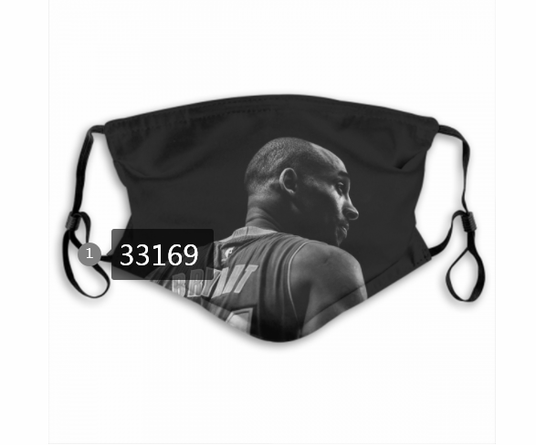 2021 NBA Los Angeles Lakers 24 kobe bryant 33169 Dust mask with filter
